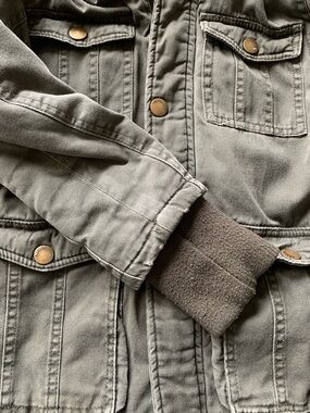 Urban Republic Kids Olive Green Utility Jacket